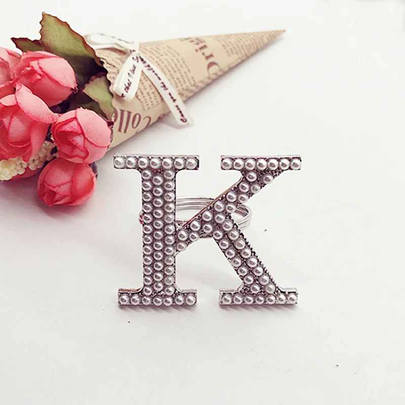 factory metal zinc alloy napkin rings for wedding hotel decoration