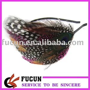 fashion feather hair accessories headbands for party supplies