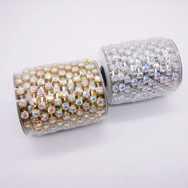 DIY sewing accessories craft acrylic cup claw brass chain