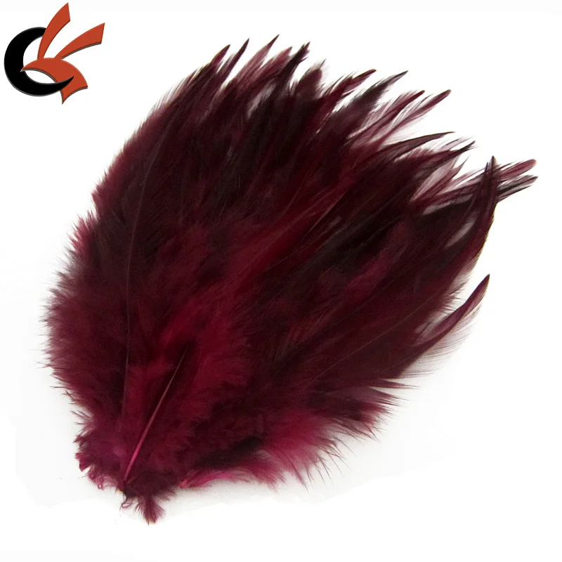High Quality Hairbands Craft Decorative Natural Hackle Feather Pad