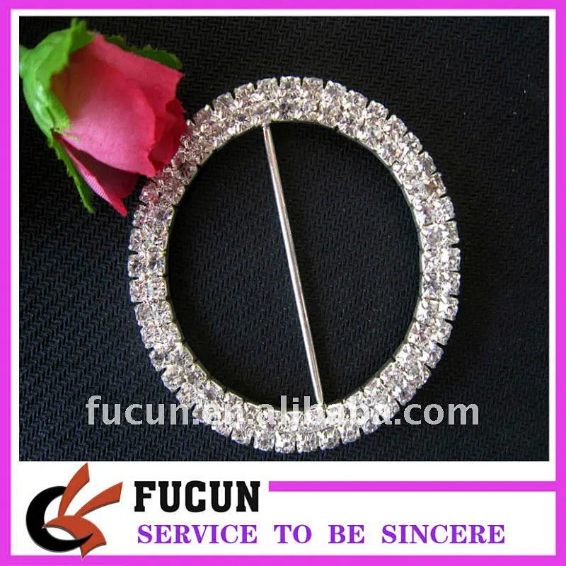 wedding invitation ribbon rhinestone buckles sliders