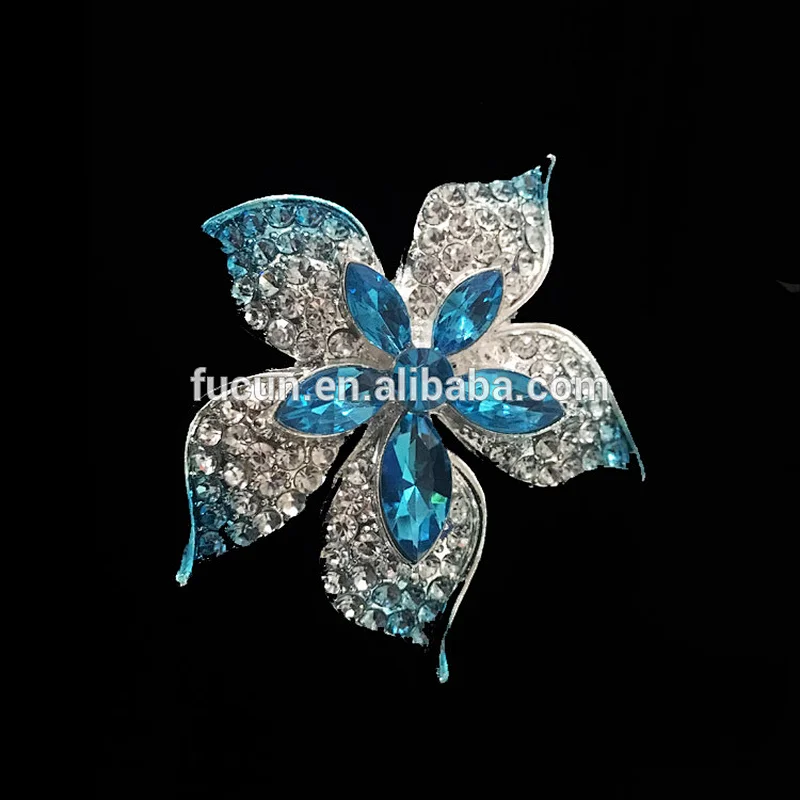 new design pearl with crystals costume jewelry brooch