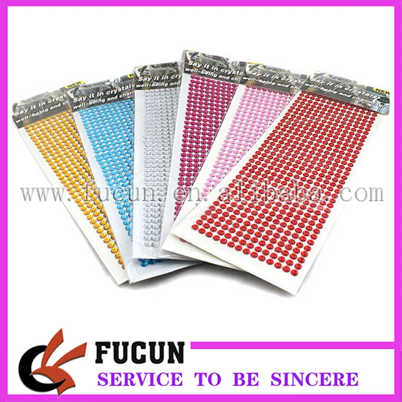 Self-Adhesive Acrylic Rhinestones Stick Crystal Craft Sticker