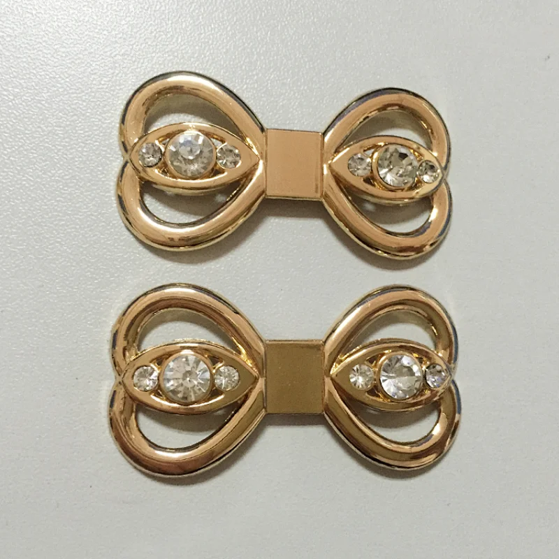 WHOLESALE! cheap bag buckle casual fashion shoes decorative gold metal shoe buckle