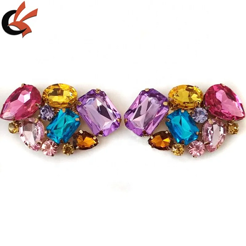 Wholesale Pair of Pretty Colourful Shoe Clips