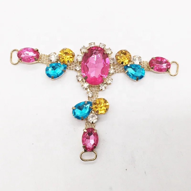 hot selling sandal decorative cheap acrylic colors shoes clip buckle for women shoes