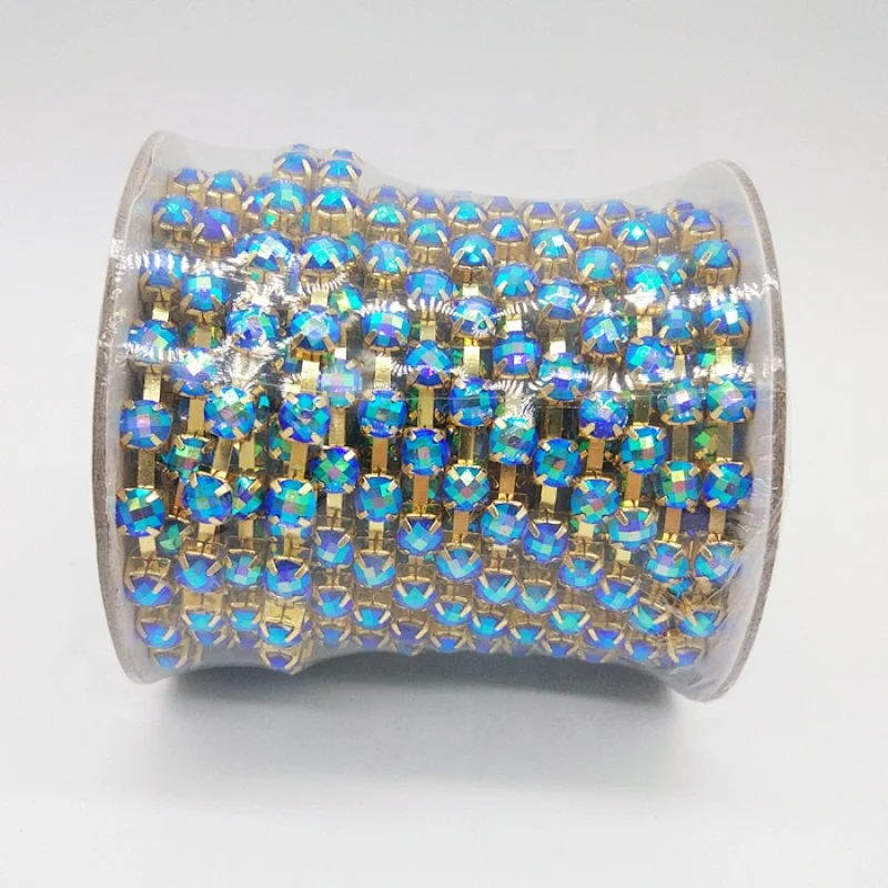 DIY sewing accessories craft fancy SS28 resin stone chain trimming