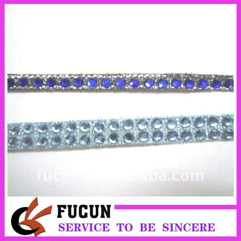 hot sale high quality hot fix rhinestone ribbon/ tape