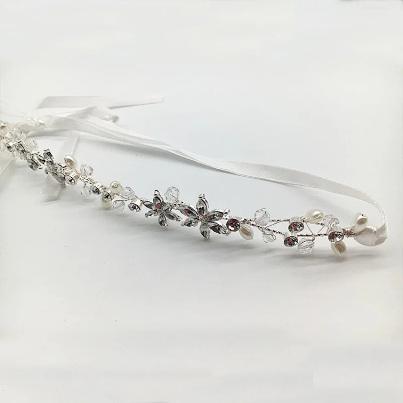 New Arrival Fashion Factory Directly Bridal Rhinestones headchain hair pieces headdress hair accessories