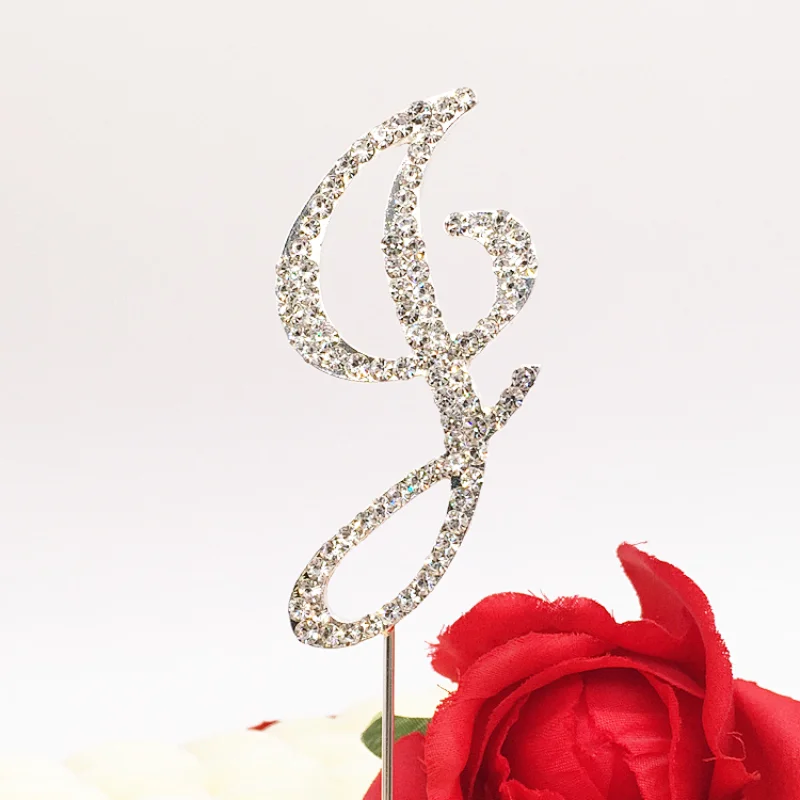 Wholesale Cake Decorating Birthday Party Accessories Rhinestone Style Cake Topper