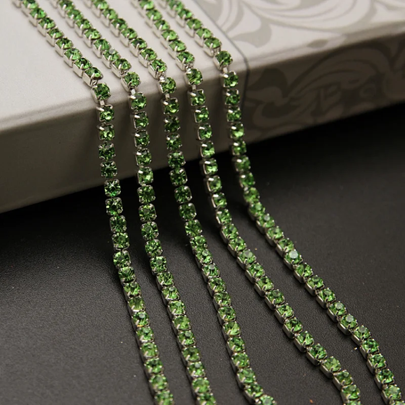 2016 Wholesale Rhinestone Cup Chain Fancy Bridal Rhinestone cup Chain