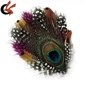 Wholesale peacock feather pads for baby headband
