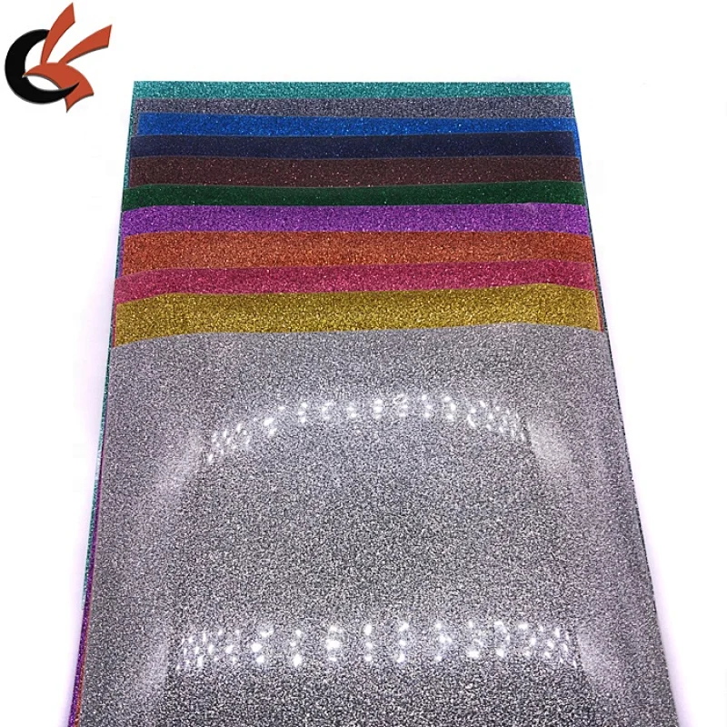 wholesale Computer Cut glitter Heat Press vinyl sheet for DIY T-shirt ,hat,bag decorative 12