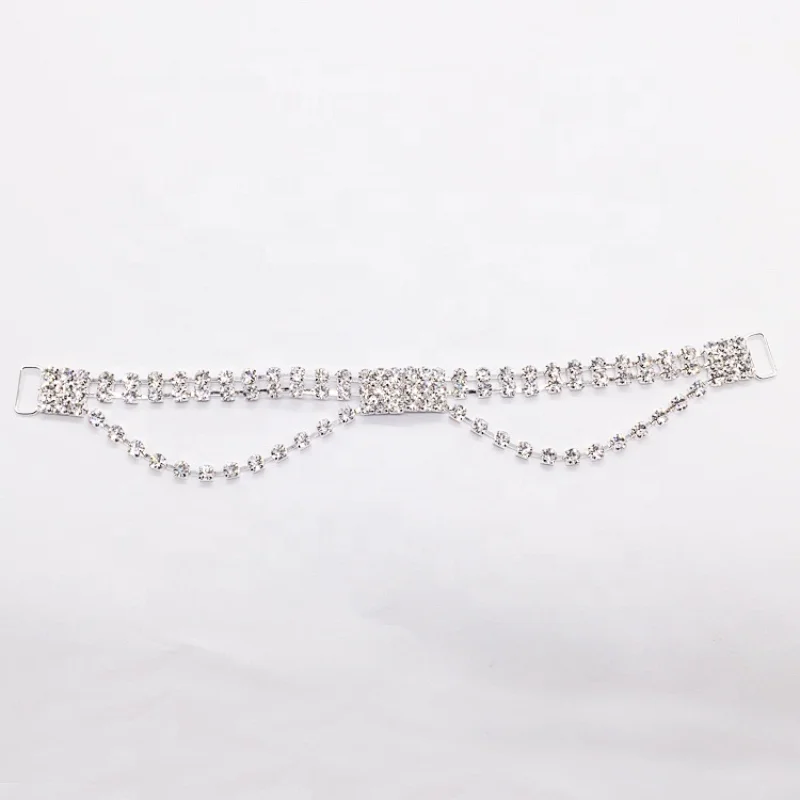 32cm Bikini Suit Accessories Crystal Rhinestone Bikini Connector For Back Decoration