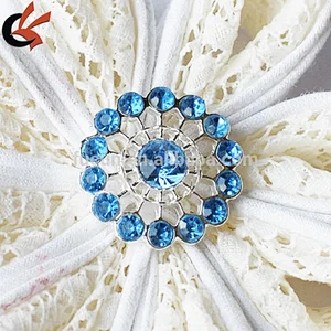 Silver Plated Rhinestone Small Flower Bouquet Wedding Party Brooch Pin