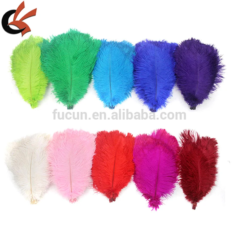 High quality dyed colors and white ostrich feather For Carnival Costumes