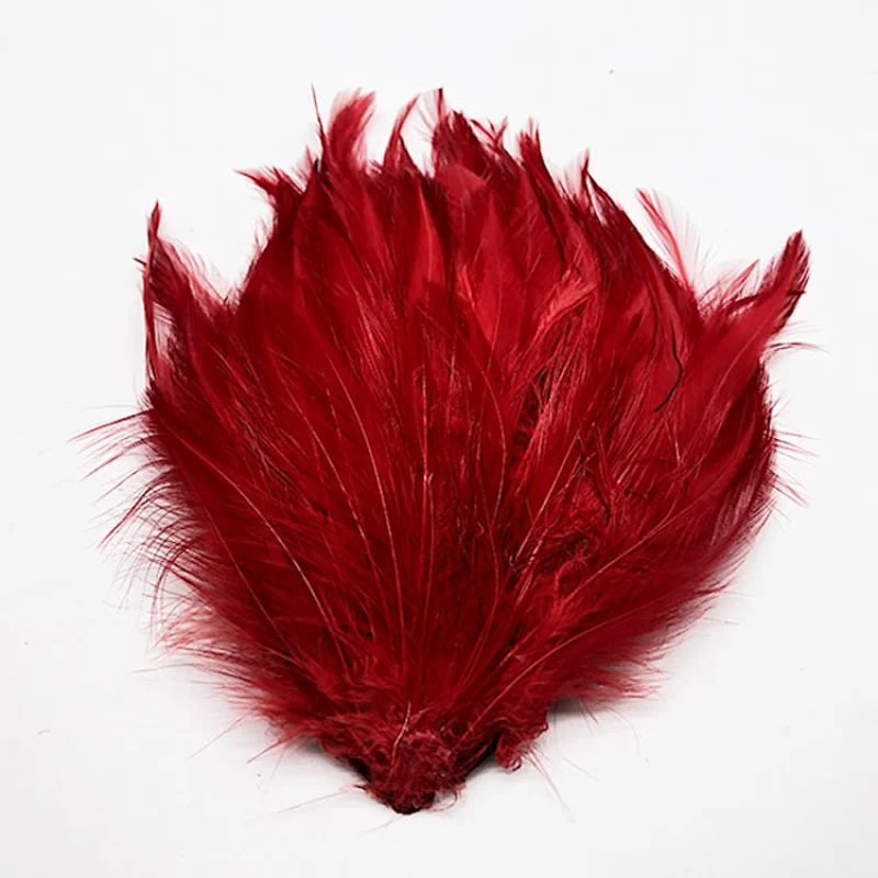 wholesale Fashion Red Chicken feather Pad For Baby Headband