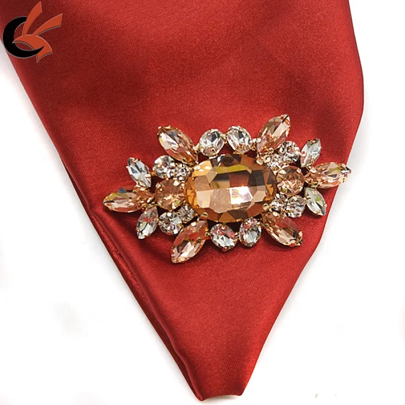 New arrival fashion crystal rhinestone shoe buckles shoe accessories