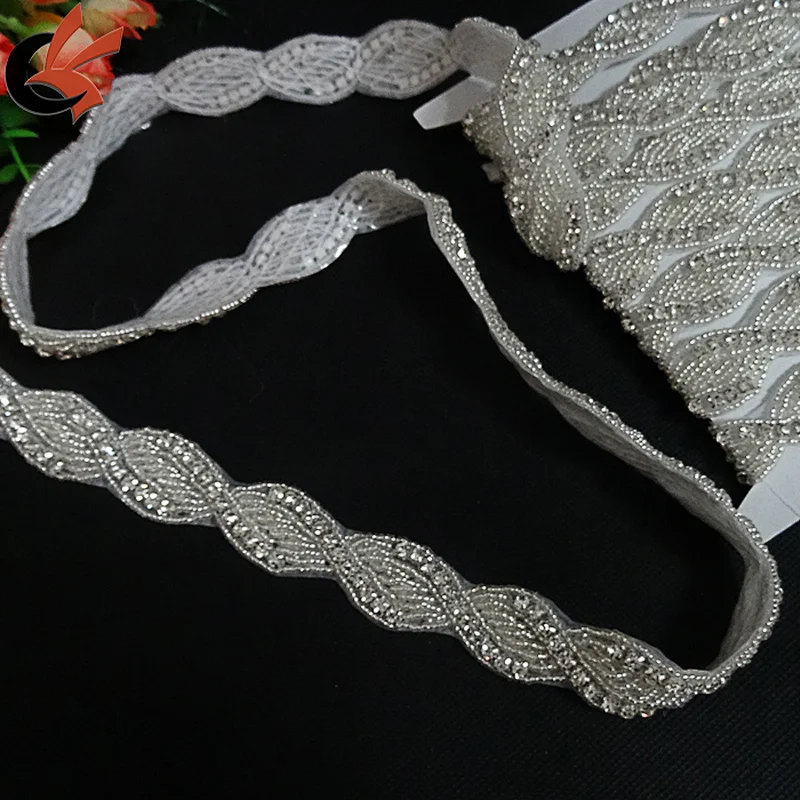 waist crystal diamond crystal Trim Bridal Belts for Wedding