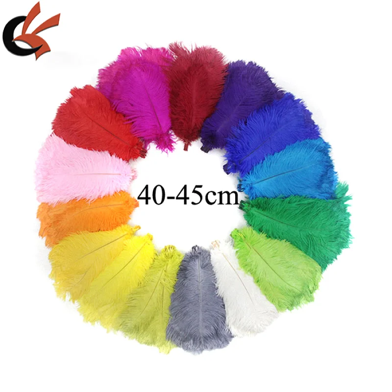 2018 hot sale wholesale bulk ostrich feather for table decoration