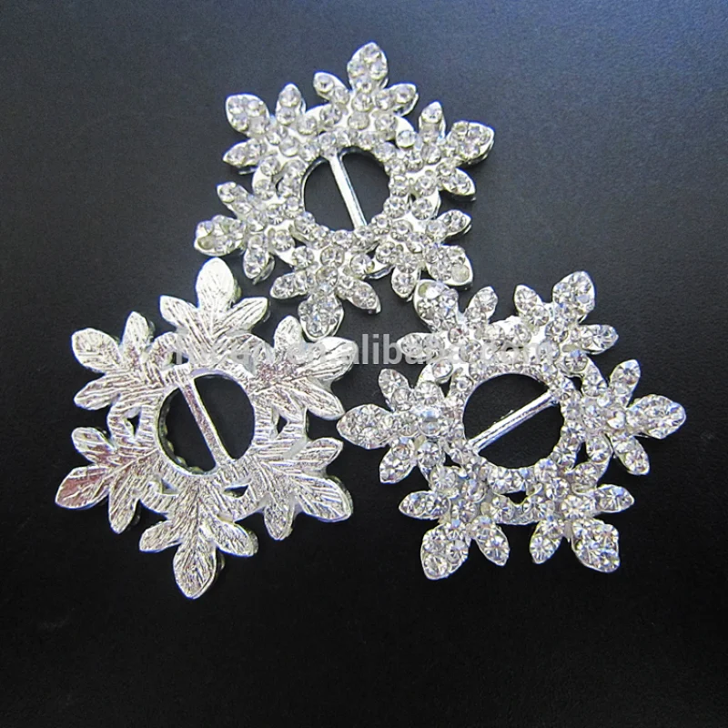 custom metal belt buckle parts rhinestone snowflake belt buckle wholesale