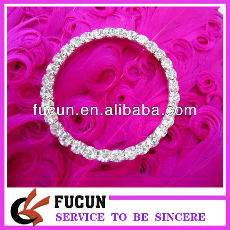 hot sale round rhinestone buckles ring