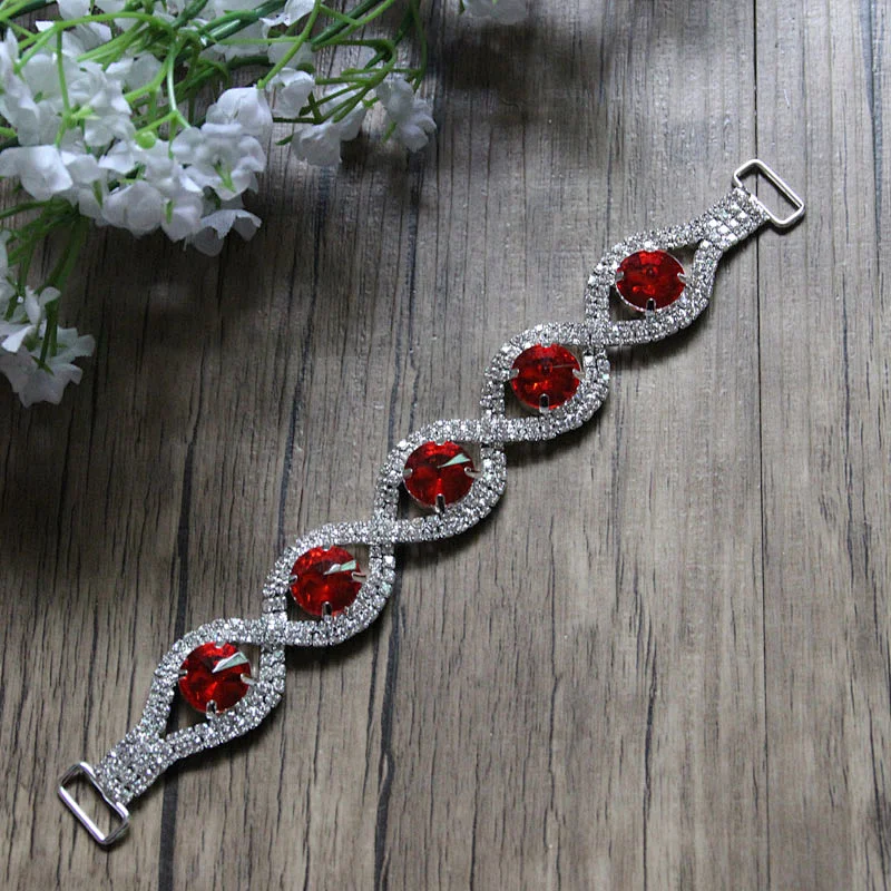 2018 hot sale bling rhinestone jewelry for bikini connector decoration