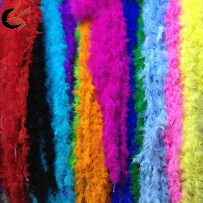 Fluffy Turkey Feather boa for decoration