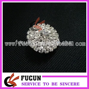 bulk wholesale small crystal custom rhinestone buttons used clothing