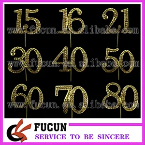 0-100 Rhinestone GOLD Table Number for Wedding, Birthday, or any Special Events