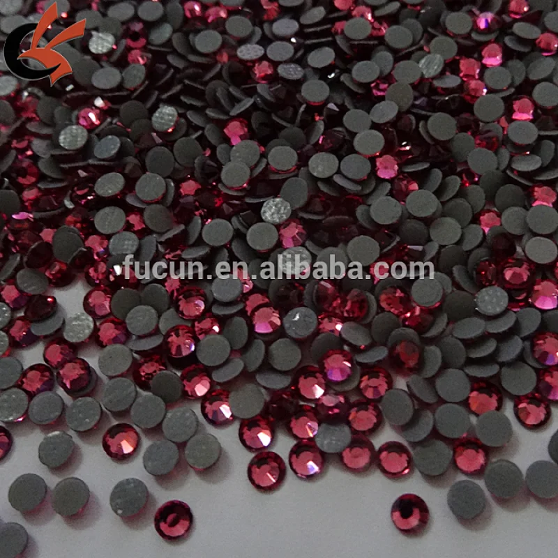 DMC Machine Cut Rhinestones 1440 pcs 10ss Fuchsia Hotfix iron-on