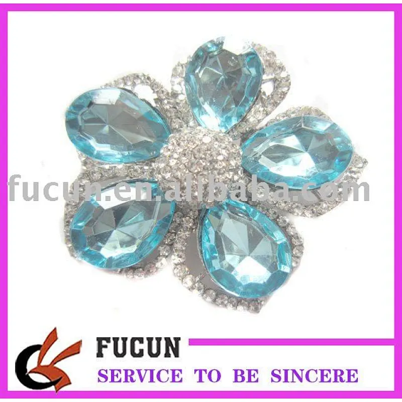 high quality acrylic and shinning rhinestone buckles