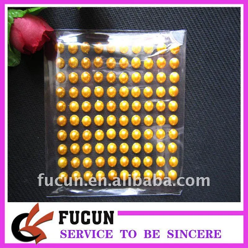 3-6mm Colors Self-Adhesive Acrylic Rhinestones Stick On Scrapbooking Craft Gems