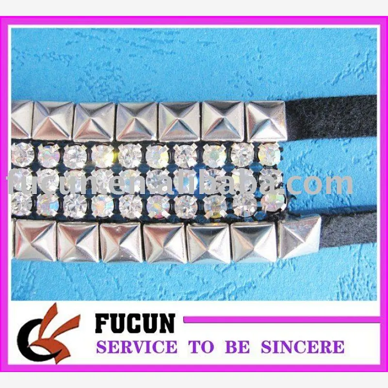 wholesale diamond decorative rhinestone fabric trim