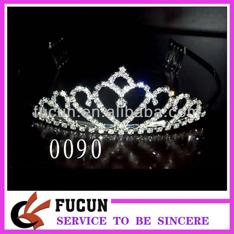 High quality rhinestone wedding crown