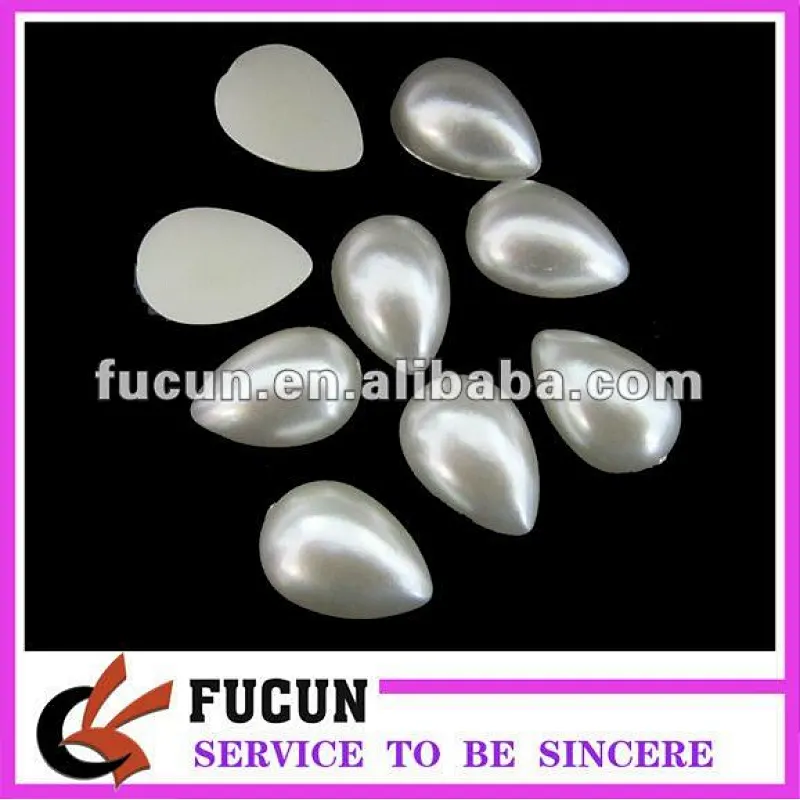 teardrop fake pearl beads