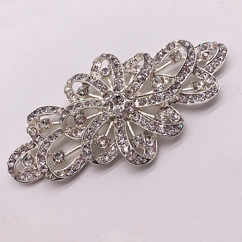 manufacturer wholesale flat back large crystal rhinestone brooch
