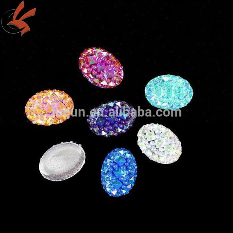 Clothing Accessories Epoxy Resin pebble Stones Wholesale