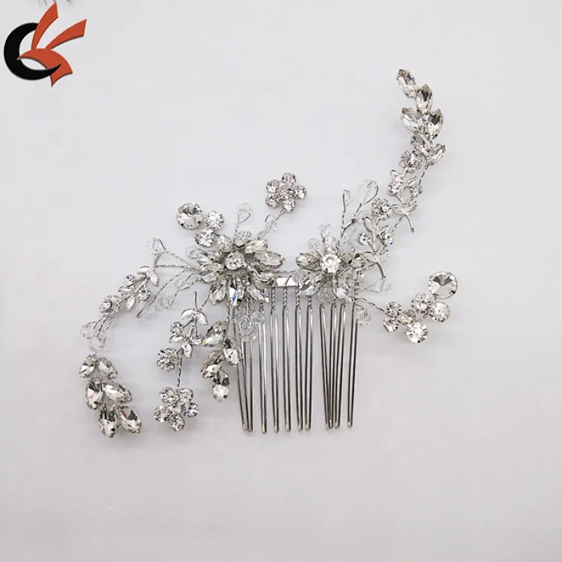 2019 Wedding Bridal Hair Accessories Crystal Rhinestone Hair Comb