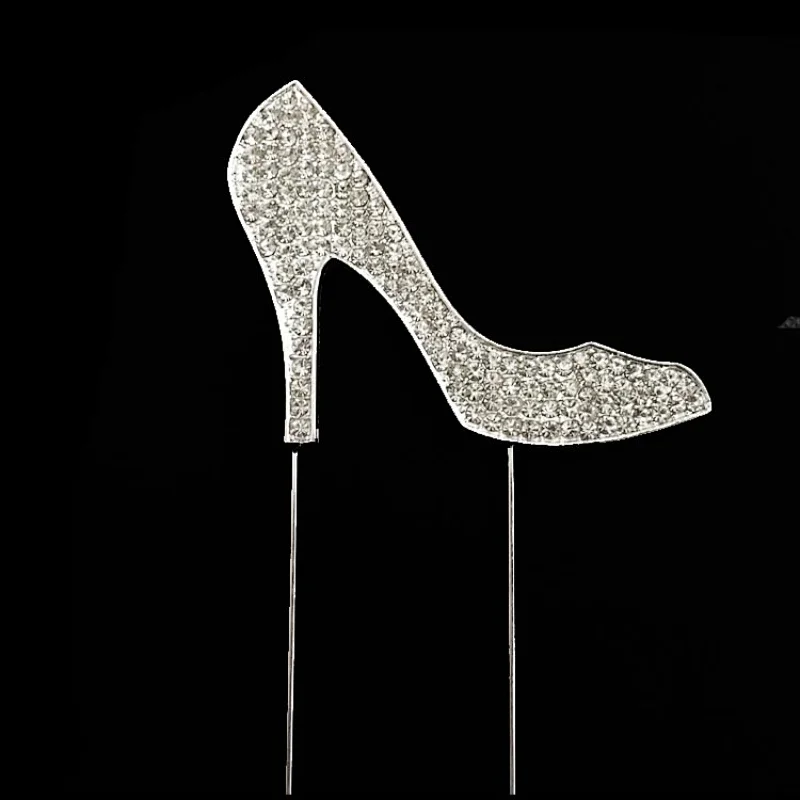 creative design high heeled shoes Cake Topper for company party decoration