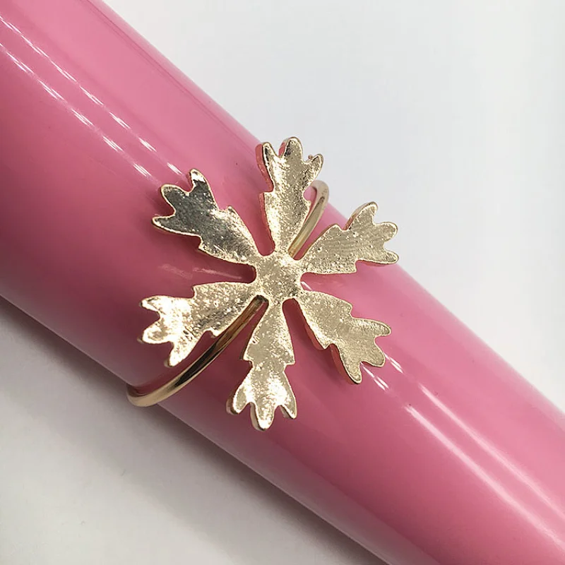 Bulk best selling gold plating Napkin Holder Napkin Rings For Wedding decoration