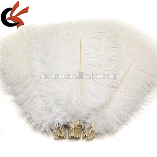 Large size white wedding Natural Long Fluffy Ostrich Feathers