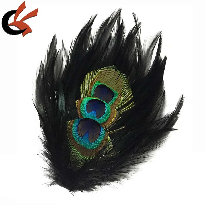NEW Peacock Feather Decorative HACKLE FEATHER PAD