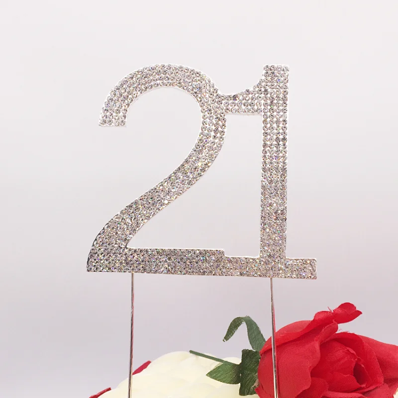 Girls Princess Figure 21th Birthday Cake Topper Cake Centerpiece Decoration