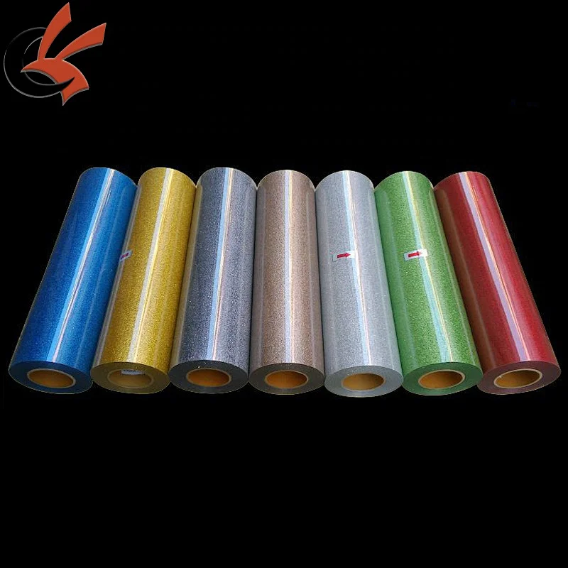 Gold Glitter Heat Transfer Vinyl For T-shirt Heat Press Or Iron on Cutting Film