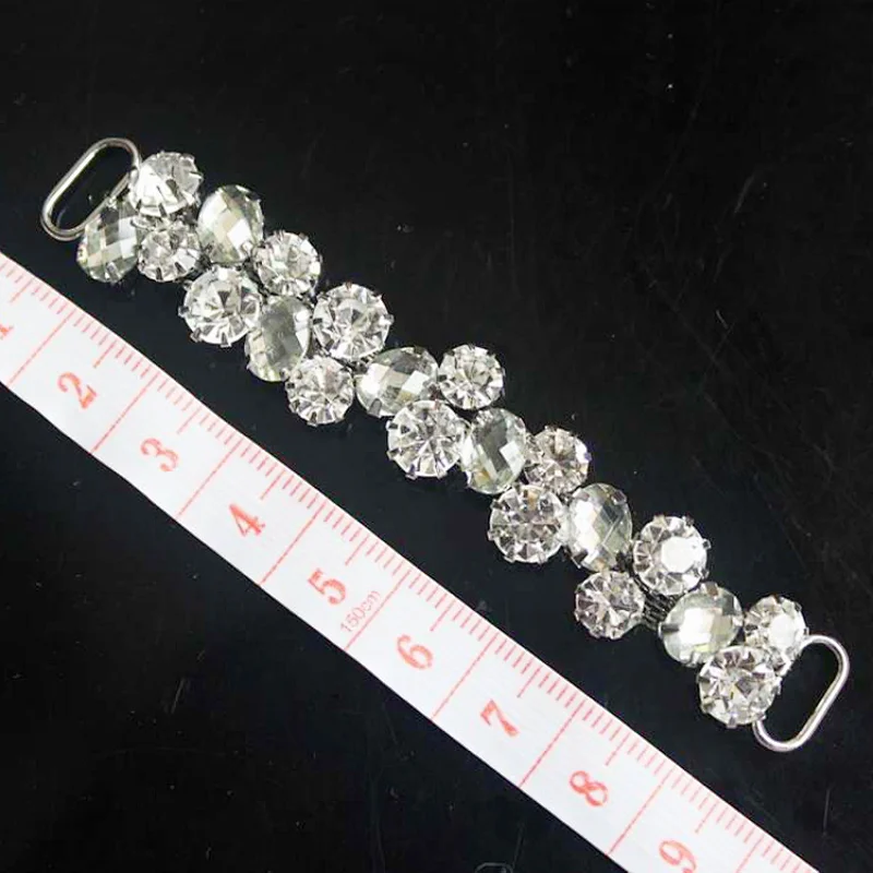 wholesale on Alibaba 2018 new unique design crystal rhinestone bikini connector for swimwear