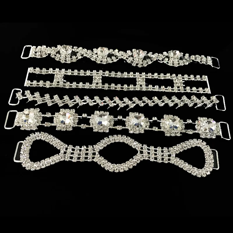 fashion crystal bikini clasps mental bikini swimwear connector for sale