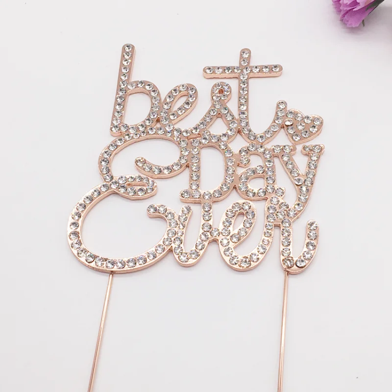 As the picture color crystal anniversary wedding cake toppers for bride and groom