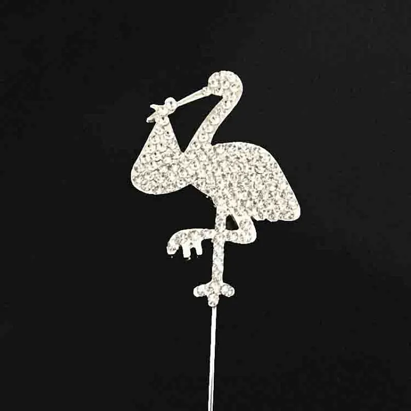2018 fashion new style bird pelican diamante rhinestone cake topper