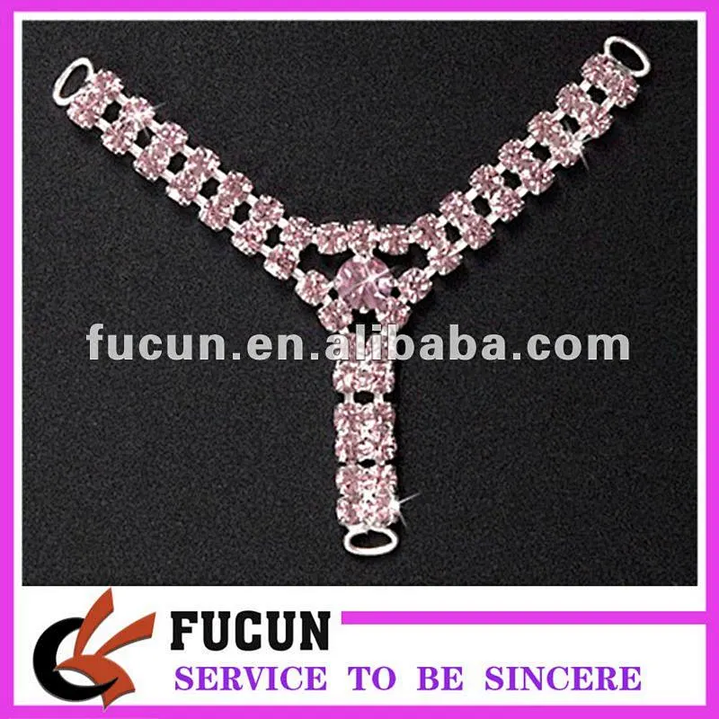 China Fashion Rhinestone Bikini Connector Accessories Manufacturers